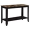 Monarch Specialties Accent Table - 44"L / Espresso Marble Top I 7983S - alternate 1